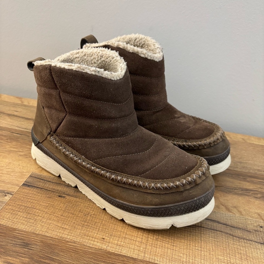 Brown Suede Ankle Boots